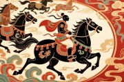 万马奔腾，一骑绝尘的生肖图腾