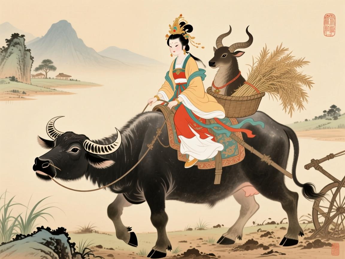 牛背驮千金,农耕文明里的生肖隐喻 农耕文明里的生肖隐喻