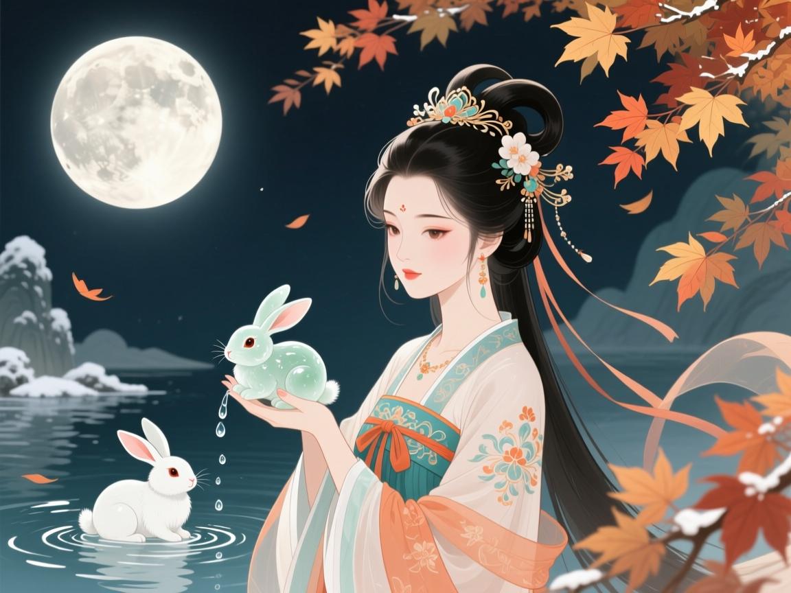 秋水伊人最正确生肖,月魄凝霜,玉兔承露 秋水伊人最正确生肖