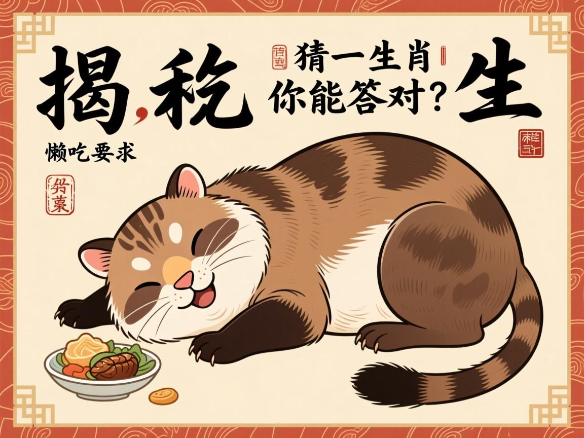 揭秘好吃懒做的动物,猜一生肖,你能答对吗? 揭秘好吃懒做的动物