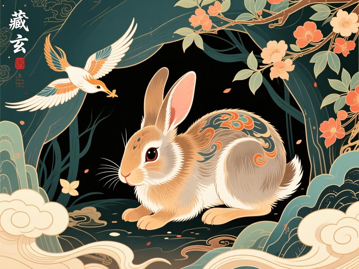 惊弓之影藏玄兔