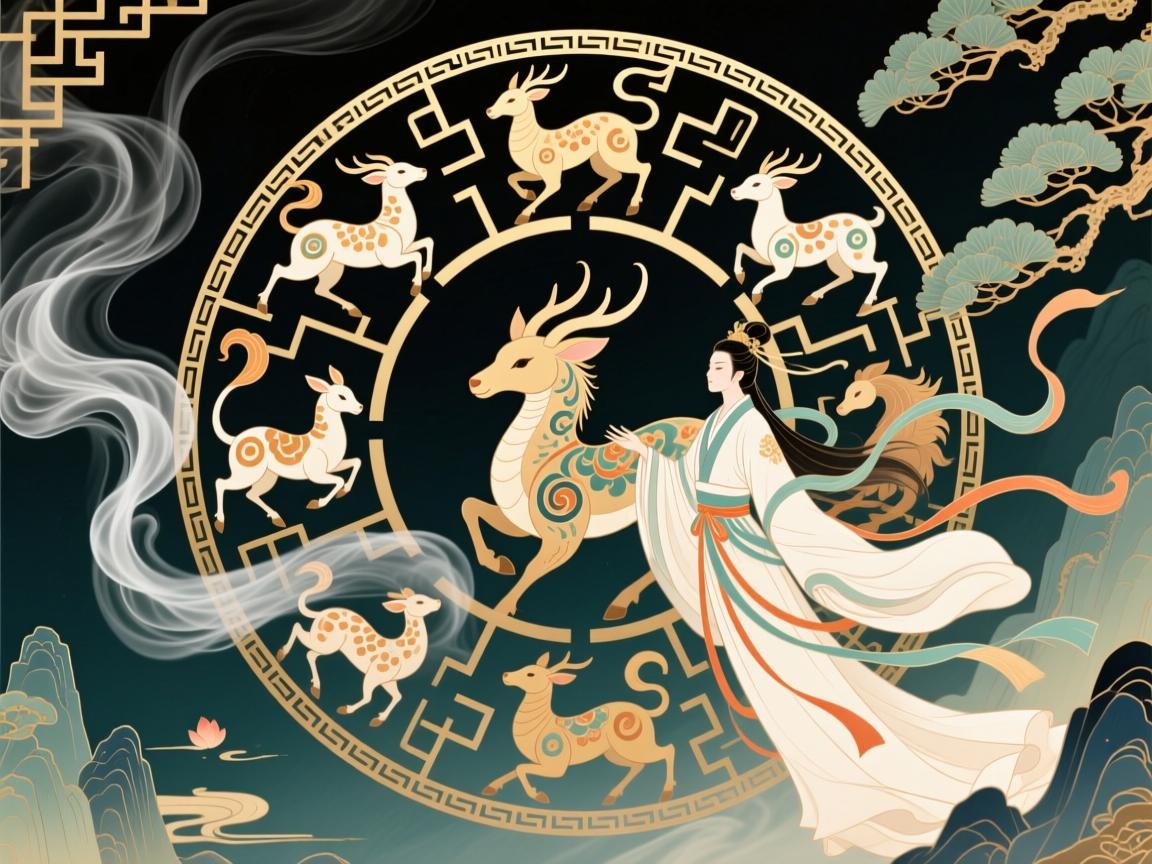 轻烟何处觅仙踪,生肖谜面中的文化隐喻 生肖谜面中的文化隐喻