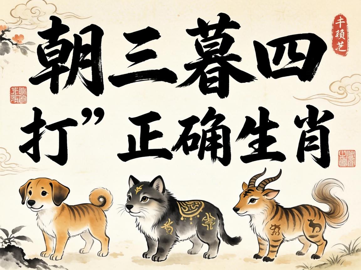 朝三暮四打一正确生肖 朝三暮四打一正确生肖