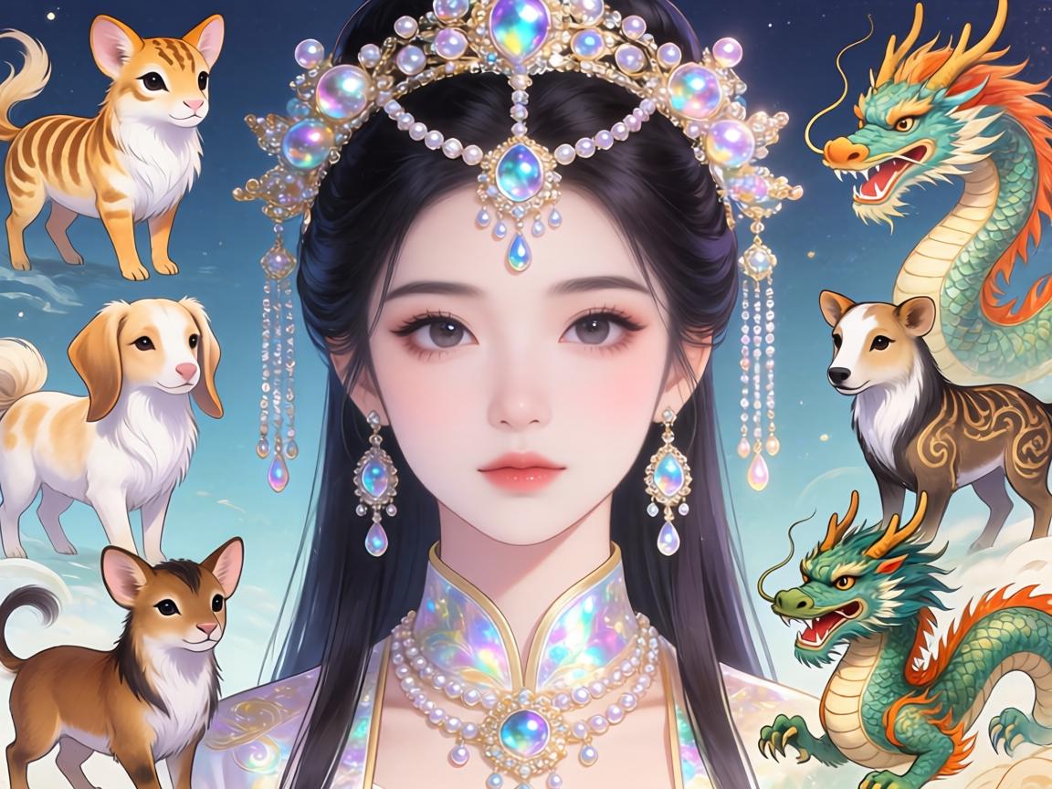 珠光宝气映真容