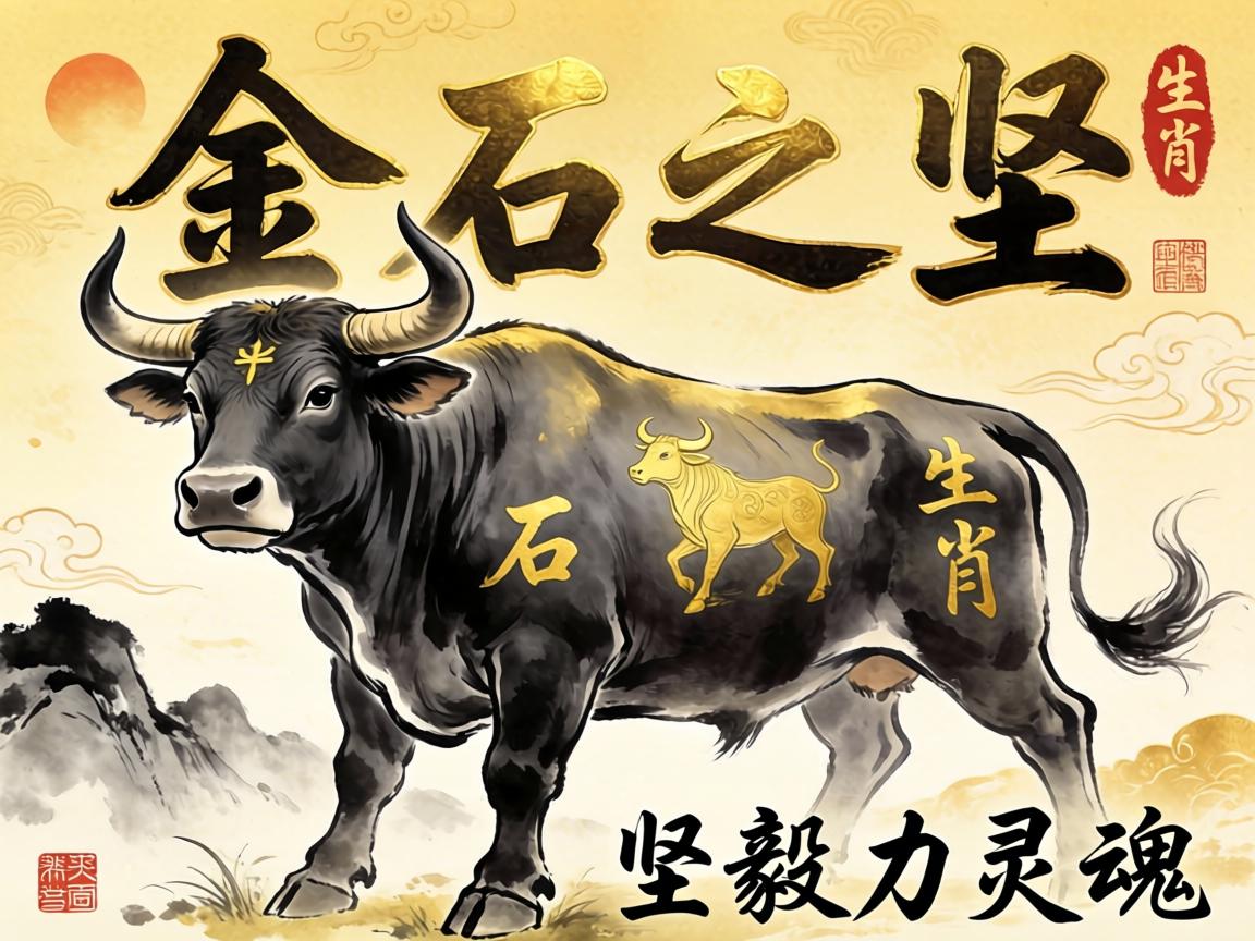 生肖牛的坚毅灵魂