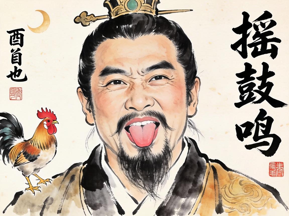 摇唇鼓舌者,酉鸡也 摇唇鼓舌者