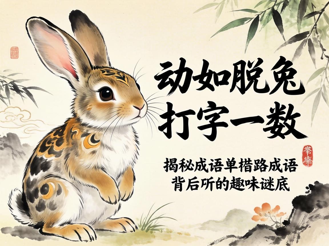 动如脱兔打一数字,揭秘成语背后的趣味谜底 揭秘成语背后的趣味谜底