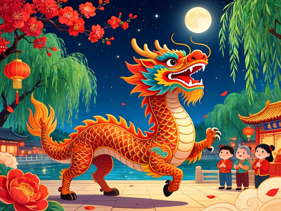 生肖龙舞动吉庆之夜