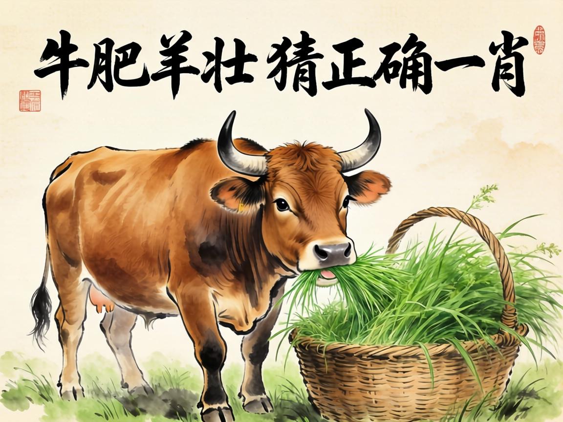 牛肥羊壮吃青草猜正确一肖