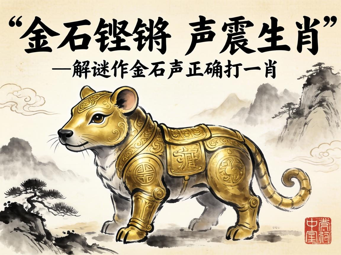 解谜作金石声正确打一肖