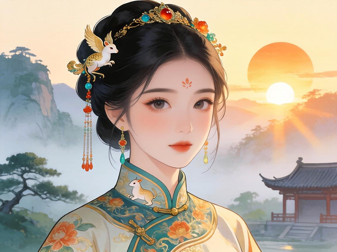 衣香鬓影处,谁立晨曦中 衣香鬓影处